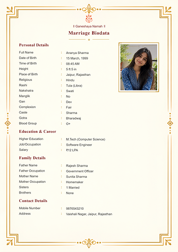 Royal Gold Minimal template preview