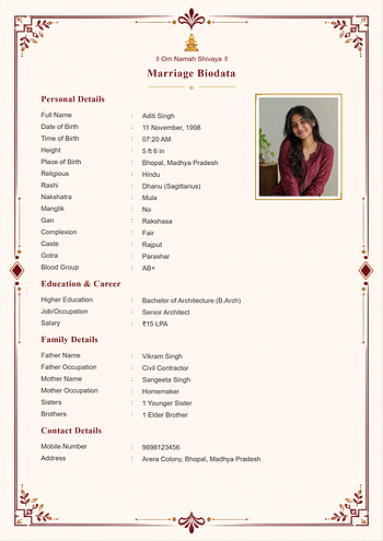 Ruby Vintage template preview